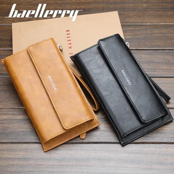 Men's wallet business casual large-capacity clutch mobile phone multi-card bit clutch bag
Men's wallet business casual large-capacity clutch mobile phone multi-card bit clutch bag
