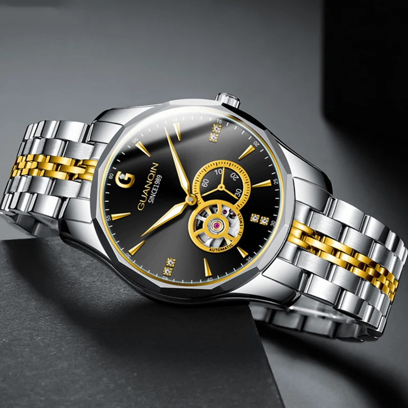 GUANQIN Design Top Brand Luxury Automatic Watch Men Fashion Japan Waterproof Mechanical Watch Men Tungsten steel Business Sport
GUANQIN Design Top Brand Luxury Automatic Watch Men Fashion Japan Waterproof Mechanical Watch Men Tungsten steel Business Sport