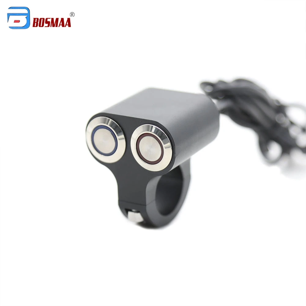 BOSMAA Brake Switch Motorcycle Handlebar Led Indicator Light Switch Blinker Start Switch Hazard Light Button Switch 22mm 7/8 "
BOSMAA Brake Switch Motorcycle Handlebar Led Indicator Light Switch Blinker Start Switch Hazard Light Button Switch 22mm 7/8 "