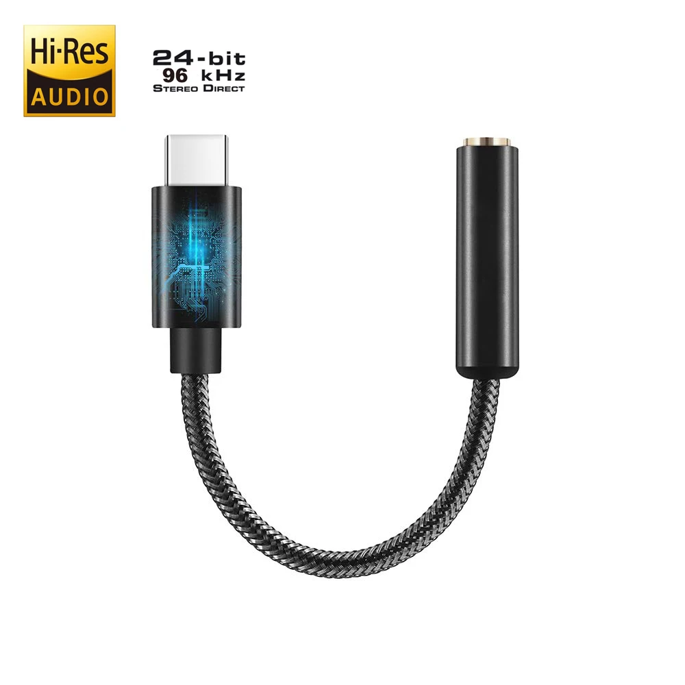Hi-Res USB DAC Type C to 3.5mm Headphone Hifi Amplifier Adapter for Android Phone PC MAC Audio Cable for Samsung Note 10
Hi-Res USB DAC Type C to 3.5mm Headphone Hifi Amplifier Adapter for Android Phone PC MAC Audio Cable for Samsung Note 10