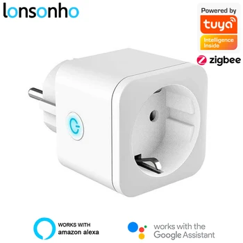 Lonsonho Tuya ZigBee Smart Plug Socket Type F EU Plug 16A Power Monitor Works with Alexa Google Home Mini Smart Home Automaiton
Lonsonho Tuya ZigBee Smart Plug Socket Type F EU Plug 16A Power Monitor Works with Alexa Google Home Mini Smart Home Automaiton