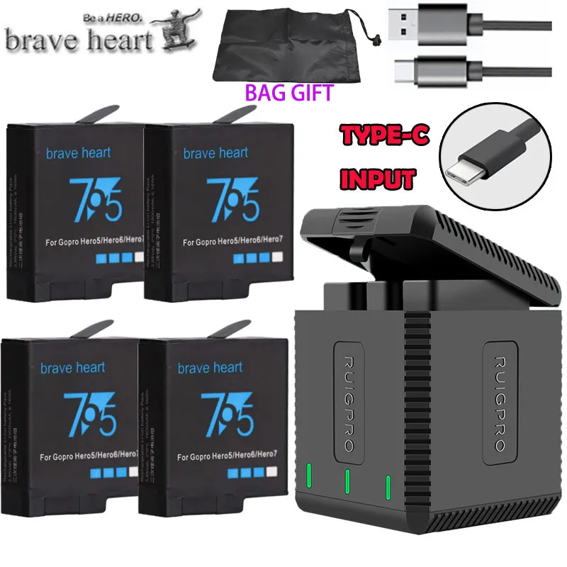 Fully Decode Go pro hero 7 Battery with case + type-c USB LCD Charger For GoPro Go pro Hero 5 6 7 black Camera Accessories
Fully Decode Go pro hero 7 Battery with case + type-c USB LCD Charger For GoPro Go pro Hero 5 6 7 black Camera Accessories