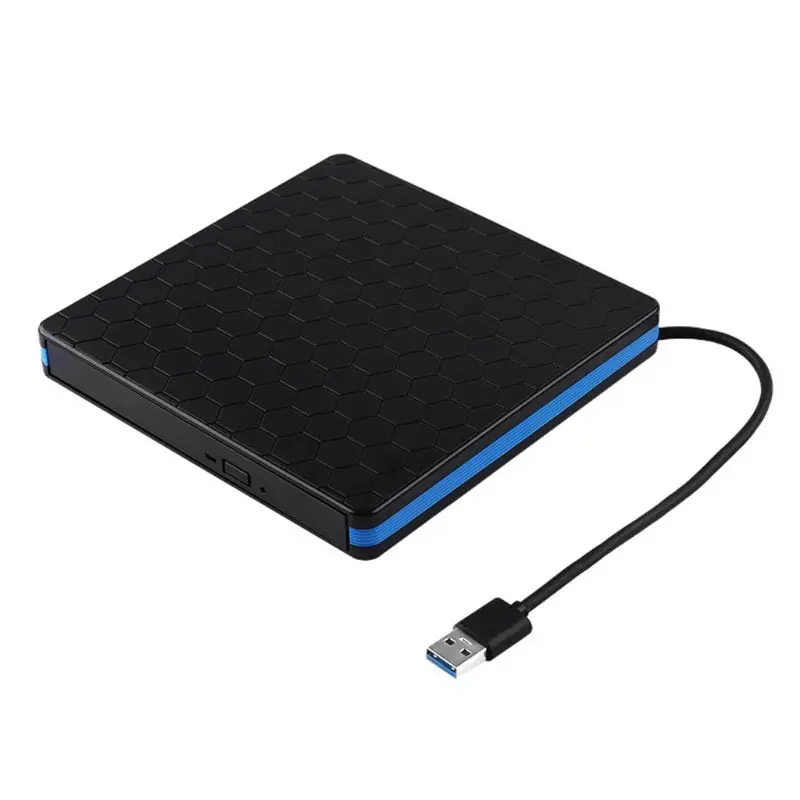 External DVD Drive Slim USB 3.0 DVD RW CD Burner Reader Player For Laptop PC External DVD Drive Optical