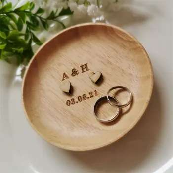 Personalized Wedding Couples Initials Wooden Ring Dish Custom Name Date Wedding Party Decorations Carved Wooden Jewelry Dish
Personalized Wedding Couples Initials Wooden Ring Dish Custom Name Date Wedding Party Decorations Carved Wooden Jewelry Dish