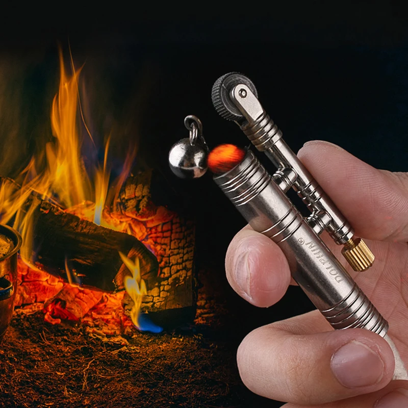 Torch Lighter Survival Tool Outdoor camping fire source windproof fluff lighter Million Matches Flint Fire Starter
Torch Lighter Survival Tool Outdoor camping fire source windproof fluff lighter Million Matches Flint Fire Starter