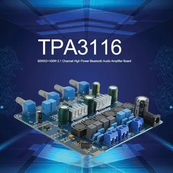 TPA3116 50WX2+100W 2.1 Channel High Power Bluetooth Audio Amplifier Board Stereo Speaker Amplifier
TPA3116 50WX2+100W 2.1 Channel High Power Bluetooth Audio Amplifier Board Stereo Speaker Amplifier