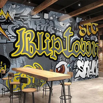 Custom Any Size Mural Wallpaper Retro Graffiti English Letter Frescoes Restaurant Cafe KTV Bar Wall Painting Papel De Parede 3 D
Custom Any Size Mural Wallpaper Retro Graffiti English Letter Frescoes Restaurant Cafe KTV Bar Wall Painting Papel De Parede 3 D