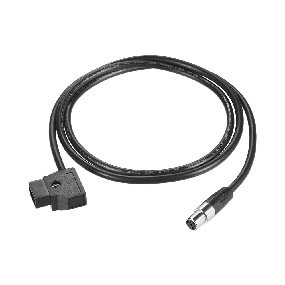 D-Tap Male To MINI XLR 4 Pin Cable Straight Cord 100Cm Cable Length for VFM 5.6 Inch Monitor
D-Tap Male To MINI XLR 4 Pin Cable Straight Cord 100Cm Cable Length for VFM 5.6 Inch Monitor