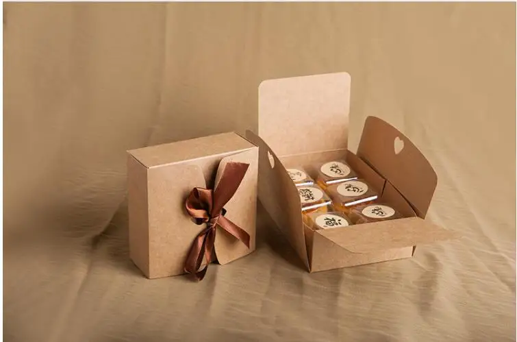 30pcs/lot large gift box packaging paper box with