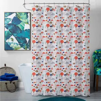Shower Curtains sea Doodle,Sketch Style Simplistic Hand Drawn Trees and Mushroom Colorful Forest Illustration, Multicolor,W60 x
Shower Curtains sea Doodle,Sketch Style Simplistic Hand Drawn Trees and Mushroom Colorful Forest Illustration, Multicolor,W60 x