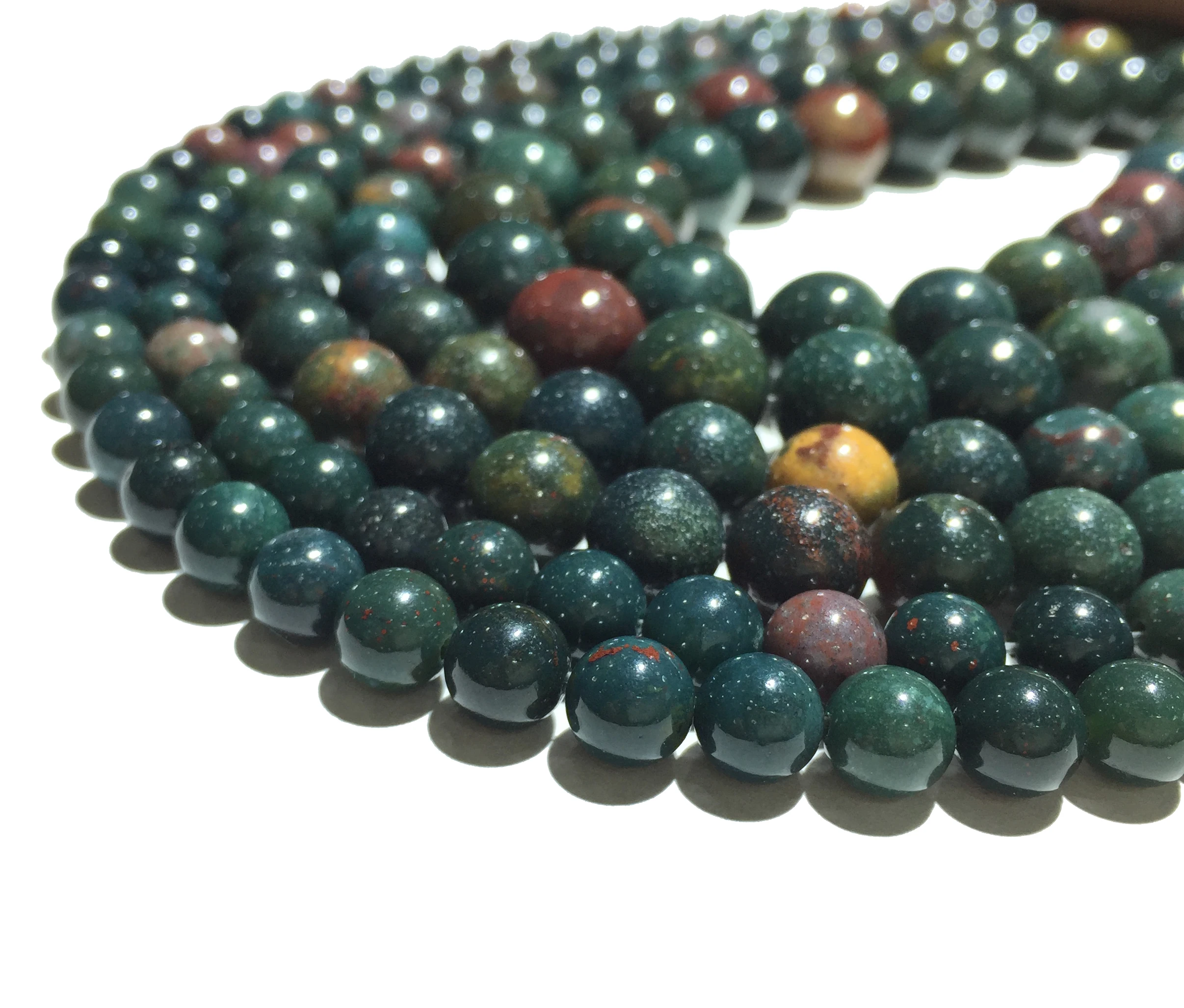 6mm Round Ball Bloodstone Heliotrope Natural Stone Beads Gemstone Loose Spacer DIY Women Necklace Bracelets Jewelry Making 15"
6mm Round Ball Bloodstone Heliotrope Natural Stone Beads Gemstone Loose Spacer DIY Women Necklace Bracelets Jewelry Making 15"