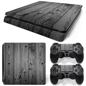 Grey wooden design sticker for PS4 slim console and two controller skin covers #TN-P4Slim-1300
Grey wooden design sticker for PS4 slim console and two controller skin covers #TN-P4Slim-1300