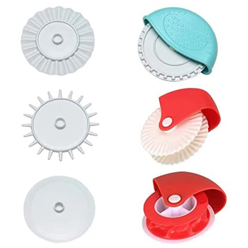 6 Pcs Pastry Wheel Cutter Decorator and Cutter, Pie Crust Pastry Wheel, Pizza Pastry Pie Cutters Tool
6 Pcs Pastry Wheel Cutter Decorator and Cutter, Pie Crust Pastry Wheel, Pizza Pastry Pie Cutters Tool