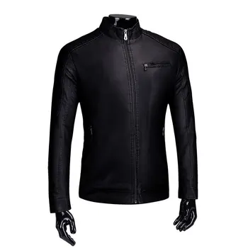 Men's Street Simple Li Collar Pu Small Leather Jacket Slim Fit Leather Coat Locomotive Youth Coat Leather Coat
Men's Street Simple Li Collar Pu Small Leather Jacket Slim Fit Leather Coat Locomotive Youth Coat Leather Coat