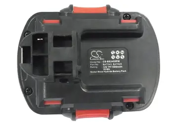 Cameron Sino Battery for Bosch GSR 12-1 Exact 8 Exact 12 Exact 700 GSB 12 Replacement 2 60 7335 249 2 607 335 261 1500mAh
Cameron Sino Battery for Bosch GSR 12-1 Exact 8 Exact 12 Exact 700 GSB 12 Replacement 2 60 7335 249 2 607 335 261 1500mAh