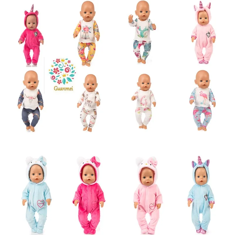 Fit 17 inch 43cm Doll Clothes Born New Baby Doll Pink Blue Unicorn Mermaid Camel Clothes Doll accessories For Baby Birthday Gift
Fit 17 inch 43cm Doll Clothes Born New Baby Doll Pink Blue Unicorn Mermaid Camel Clothes Doll accessories For Baby Birthday Gift