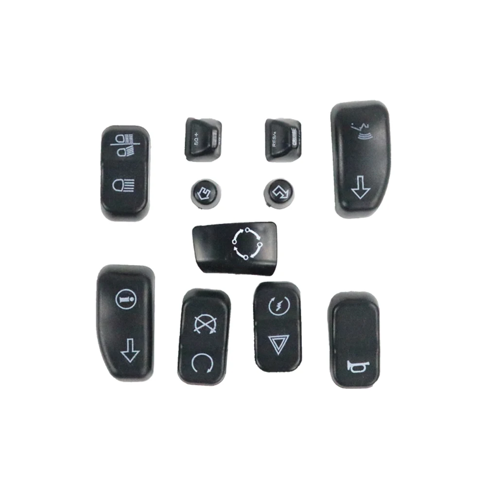 11pcs Black Radio Cruise Motorcycle Hand Control Button Housing Cap Switch Cover for Harley Touring 2014-2018
11pcs Black Radio Cruise Motorcycle Hand Control Button Housing Cap Switch Cover for Harley Touring 2014-2018