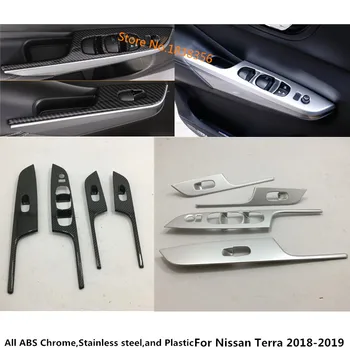 Car Body ABS Chrome Stick Door Window Glass Panel Armrest Lift Switch Button Trim Frame 4pcs For Nissan Terra 2018 2019 2020
Car Body ABS Chrome Stick Door Window Glass Panel Armrest Lift Switch Button Trim Frame 4pcs For Nissan Terra 2018 2019 2020