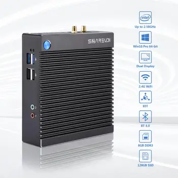 Mini PC Intel Celeron N2840(Up to 2.56GHz), Desktop Computer with Window 10 Pro, DDR3 mSATA SSD, HDMI&VGA Dual Display
Mini PC Intel Celeron N2840(Up to 2.56GHz), Desktop Computer with Window 10 Pro, DDR3 mSATA SSD, HDMI&VGA Dual Display