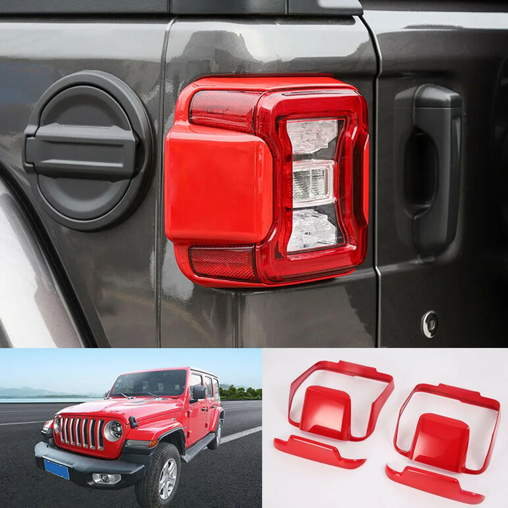 4pcs High Quality Red ABS Rear Trunk Lamp Cover Trim For Jeep Wrangler JL 2018 2019 Decorate Your Car
4pcs High Quality Red ABS Rear Trunk Lamp Cover Trim For Jeep Wrangler JL 2018 2019 Decorate Your Car