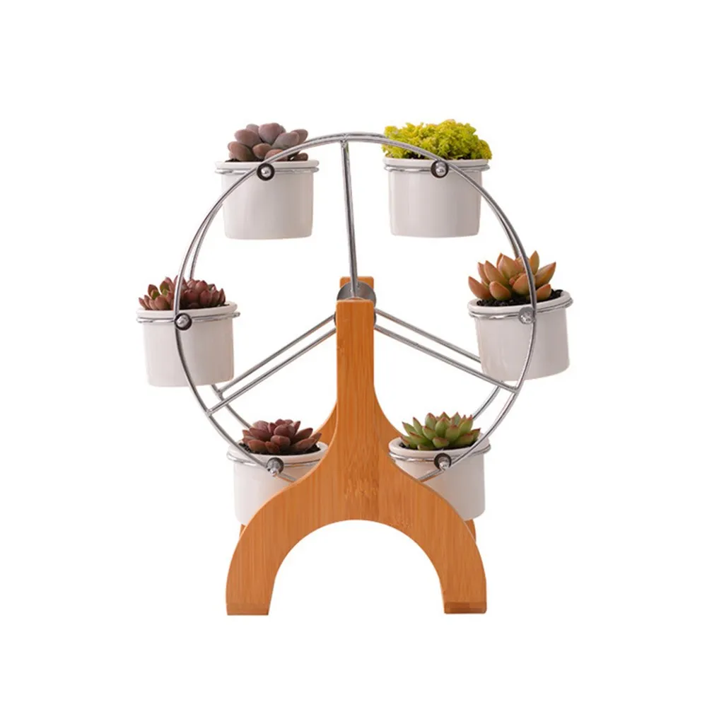 Simple White Suit Succulents Combination Potted Creative Ferris Wheel Flowerpot Zakka Ceramic Flowerpot
Simple White Suit Succulents Combination Potted Creative Ferris Wheel Flowerpot Zakka Ceramic Flowerpot