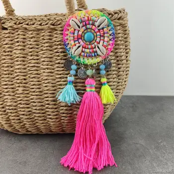 New Tassel Bohemia Keychain Shell Pendant Beach Keyring Key Chain Keychains Car/Bag/Purse Boho Keychain Pendants
New Tassel Bohemia Keychain Shell Pendant Beach Keyring Key Chain Keychains Car/Bag/Purse Boho Keychain Pendants