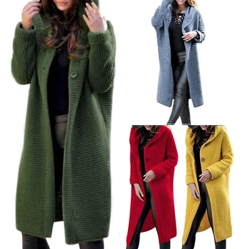 Women Cardigan Sweater Solid Color Sweater Knit Cardigan Large Size Jacket Autumn Winter
Women Cardigan Sweater Solid Color Sweater Knit Cardigan Large Size Jacket Autumn Winter
