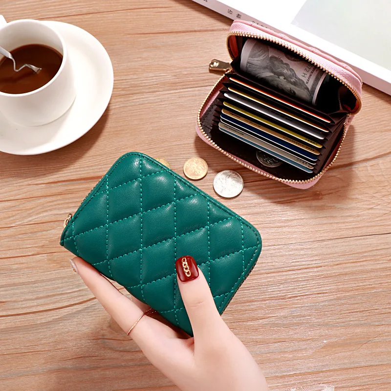 PU Leather Women's Credit Card Holders Female Zipper Wallets Coin Purses Multi-Card Slot Money Clip Pouch Ladies Bag Clutch
PU Leather Women's Credit Card Holders Female Zipper Wallets Coin Purses Multi-Card Slot Money Clip Pouch Ladies Bag Clutch