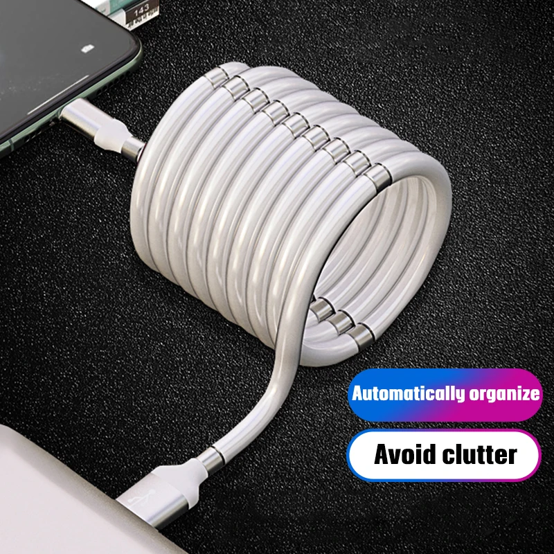 3.1A Fast Charge Magnetic Data Cable for iPhone Samsung Xiaomi Automatically Retractable Android Micro USB Type C Phone Cable
3.1A Fast Charge Magnetic Data Cable for iPhone Samsung Xiaomi Automatically Retractable Android Micro USB Type C Phone Cable
