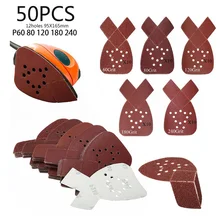 50Pcs 13.5x9.5cm Mouse Sandpaper Sanding Disc Sand Sheet 12 Hole Hook Loop Pad 60-240 Grit For Black & Decker BDCMS20C BDEMS600
50Pcs 13.5x9.5cm Mouse Sandpaper Sanding Disc Sand Sheet 12 Hole Hook Loop Pad 60-240 Grit For Black & Decker BDCMS20C BDEMS600