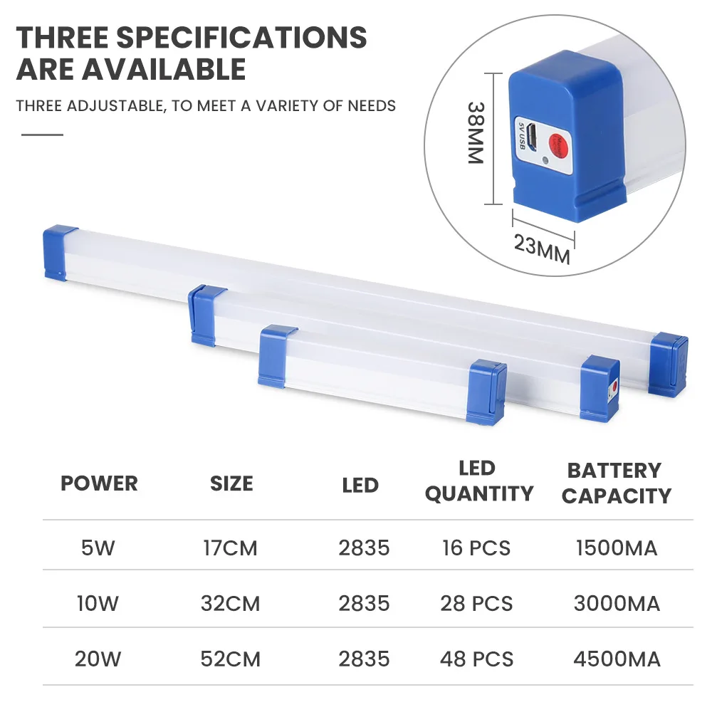 LED Closet Light USB Rechargeable Cabinet Paste Wardrobe Light with Magnetic Strip Outdoor Travel Camping Mobile Light Tube
LED Closet Light USB Rechargeable Cabinet Paste Wardrobe Light with Magnetic Strip Outdoor Travel Camping Mobile Light Tube