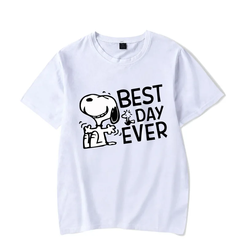 Women 2020 Summer Tee Shirt Femme Funny Snoopy Dog Printed Harajuku T Shirt Korean Tops Streetwear Camiseta Mujer XS-4XL