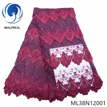 BEAUTIFICAL african lace fabrics embroidery tulle lace fabric with stones New arrival nigerian lace for dress 5yards ML38N120
BEAUTIFICAL african lace fabrics embroidery tulle lace fabric with stones New arrival nigerian lace for dress 5yards ML38N120