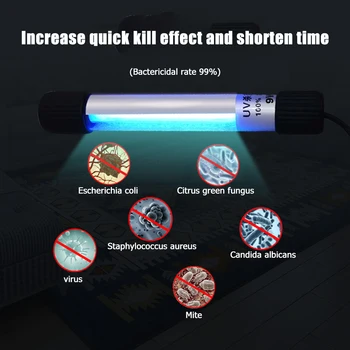 Portable Ultraviolet Lamp UV Sterilizer Light Rechargeable UVC Bactericidal Lamp Handheld Disinfection Germicidal US Plug
Portable Ultraviolet Lamp UV Sterilizer Light Rechargeable UVC Bactericidal Lamp Handheld Disinfection Germicidal US Plug