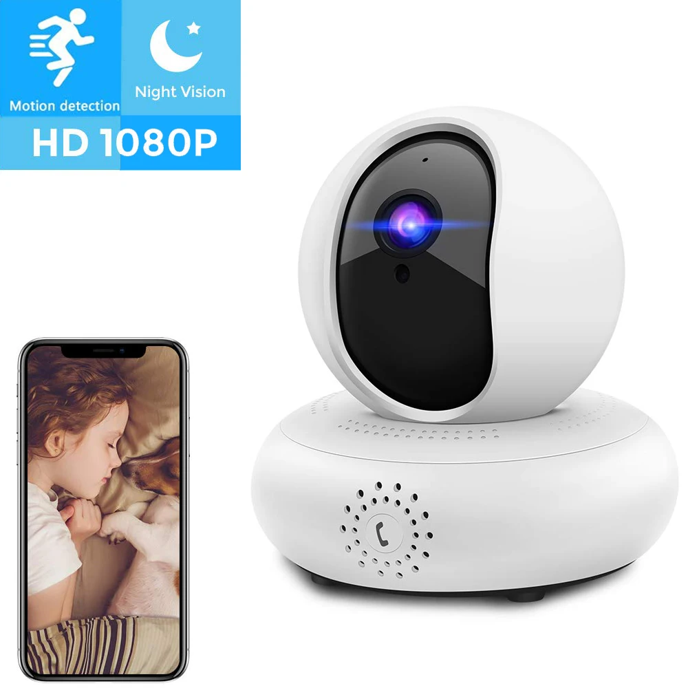 Full HD 1080P IP Camera Baby Monitor Wireless WiFi Home Security Camera 120° Wide Angle Two Way Audio Reverse Call Night Vision
Full HD 1080P IP Camera Baby Monitor Wireless WiFi Home Security Camera 120° Wide Angle Two Way Audio Reverse Call Night Vision
