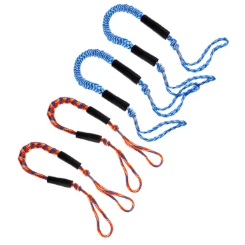 Pack of 4 - Soft Loops Tie-Down Straps - 3.5ft Polyester Webbing Bungee Cord for Marine Boat Dock - Orange/Blue +Blue/White
Pack of 4 - Soft Loops Tie-Down Straps - 3.5ft Polyester Webbing Bungee Cord for Marine Boat Dock - Orange/Blue +Blue/White