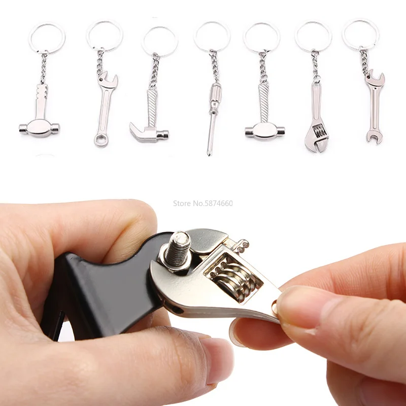 Mini Wrench Keychain Stainless Steel Car Key Ring High-grade Simulation Spanner Key Chain keyring Keyfob Tools Novelty gift
Mini Wrench Keychain Stainless Steel Car Key Ring High-grade Simulation Spanner Key Chain keyring Keyfob Tools Novelty gift