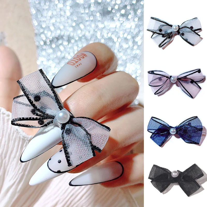 10Pcs Chiffon Tulle Bow Nail Art Decorations 3D Gauze Dots Bowknots Pearl Nail Jewelry Organza Lace Charm Manicure Accessories
10Pcs Chiffon Tulle Bow Nail Art Decorations 3D Gauze Dots Bowknots Pearl Nail Jewelry Organza Lace Charm Manicure Accessories