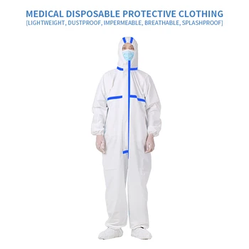 Pratical Disposable Anti-epidemic Plastic Closures Isolation Suit Protective Hot Clothing Dust-proof Coveralls Antistatic
Pratical Disposable Anti-epidemic Plastic Closures Isolation Suit Protective Hot Clothing Dust-proof Coveralls Antistatic