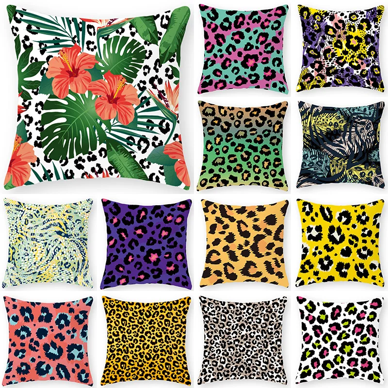 1Pcs Colorful Leopard Print Decorative Cushion Cover Pillow Pillowcase Polyester 45*45 Throw Pillow Home Decor Pillowcover 40817
1Pcs Colorful Leopard Print Decorative Cushion Cover Pillow Pillowcase Polyester 45*45 Throw Pillow Home Decor Pillowcover 40817