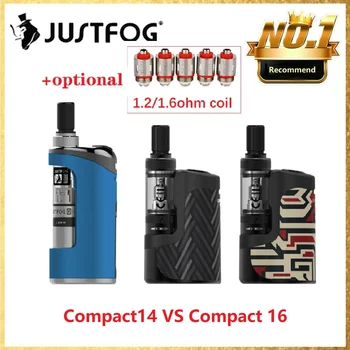 Original JUSTFOG Compact 16 Kit 1400mAh All-day-long Battery & 1.9ml Q16 Pro-C clearomizer Top Filling E-cig Vape Kit VS Q16 Pro
Original JUSTFOG Compact 16 Kit 1400mAh All-day-long Battery & 1.9ml Q16 Pro-C clearomizer Top Filling E-cig Vape Kit VS Q16 Pro
