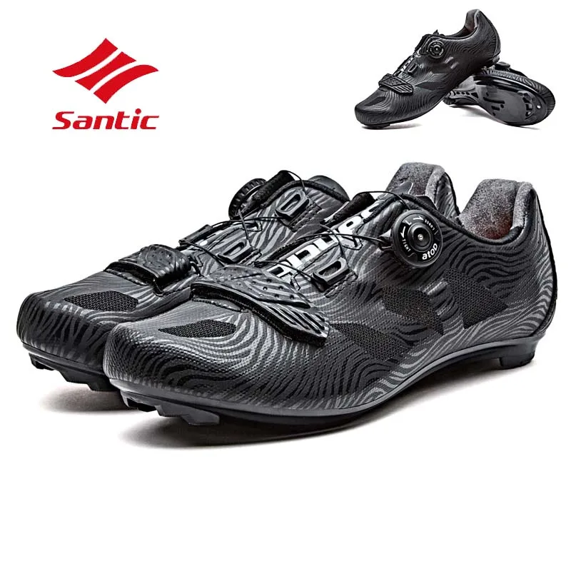 Santic Cycling Athletic Breathable Upper Road Men Bike Lock Shoes Pro Lace-up Nylon Sole Racing PU Self-Locking Bicycle Shoes
Santic Cycling Athletic Breathable Upper Road Men Bike Lock Shoes Pro Lace-up Nylon Sole Racing PU Self-Locking Bicycle Shoes