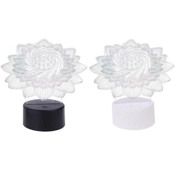 Creative 3D Lotus Colorful Night Light Crack Base Color Changing USB Remote Control LED Desk Lamp Home Bedroom Decor
Creative 3D Lotus Colorful Night Light Crack Base Color Changing USB Remote Control LED Desk Lamp Home Bedroom Decor