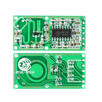 10pcs RCWL-0516 Microwave Radar Sensor Module Human Body Induction Switch Module Intelligent Sensors RCWL0516 RCWL 0516
10pcs RCWL-0516 Microwave Radar Sensor Module Human Body Induction Switch Module Intelligent Sensors RCWL0516 RCWL 0516