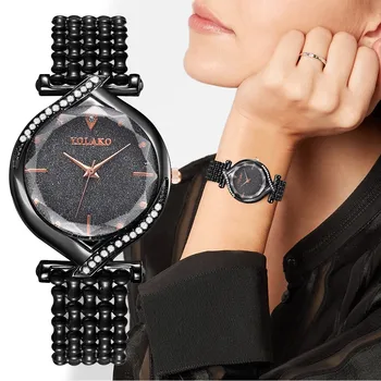 Casual Women Watch Romantic Starry Sky Alloy Bracelet Clasp Quartz Analog Watches Female Temperament Wrist Watch zegarek damski
Casual Women Watch Romantic Starry Sky Alloy Bracelet Clasp Quartz Analog Watches Female Temperament Wrist Watch zegarek damski