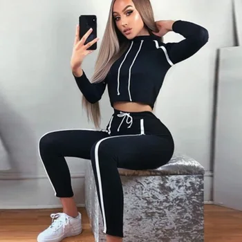 Cross-Border Women's Wear In Autumn and Winter of 2019 New Sexy Two Suits for Women's Wear in Europe and America
Cross-Border Women's Wear In Autumn and Winter of 2019 New Sexy Two Suits for Women's Wear in Europe and America