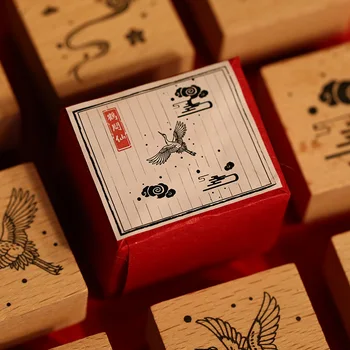 2 Pcs/Set Vintage Chinese Style Crane Decoration Stamp Wooden Rubber Stamps for Scrapbooking Stationery DIY Craft Standard Stamp
2 Pcs/Set Vintage Chinese Style Crane Decoration Stamp Wooden Rubber Stamps for Scrapbooking Stationery DIY Craft Standard Stamp