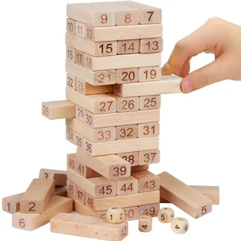 DIY Wooden Building Blocks Fold High Tower Balance Toy Kids Family Game Interactive Domino Stacker wood stick maths teaching aid
DIY Wooden Building Blocks Fold High Tower Balance Toy Kids Family Game Interactive Domino Stacker wood stick maths teaching aid