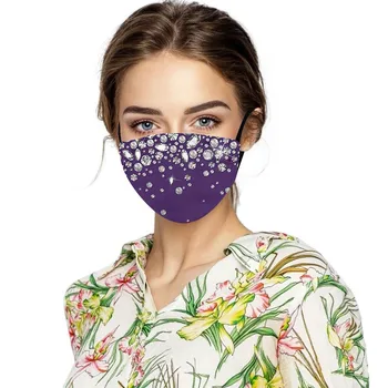 5PCS Bling Diamond Printed Adult Masks Mascarilla Breathable Cotton Mouth Cover Washable Reusable Fabric Mask Masken Waschbar
5PCS Bling Diamond Printed Adult Masks Mascarilla Breathable Cotton Mouth Cover Washable Reusable Fabric Mask Masken Waschbar