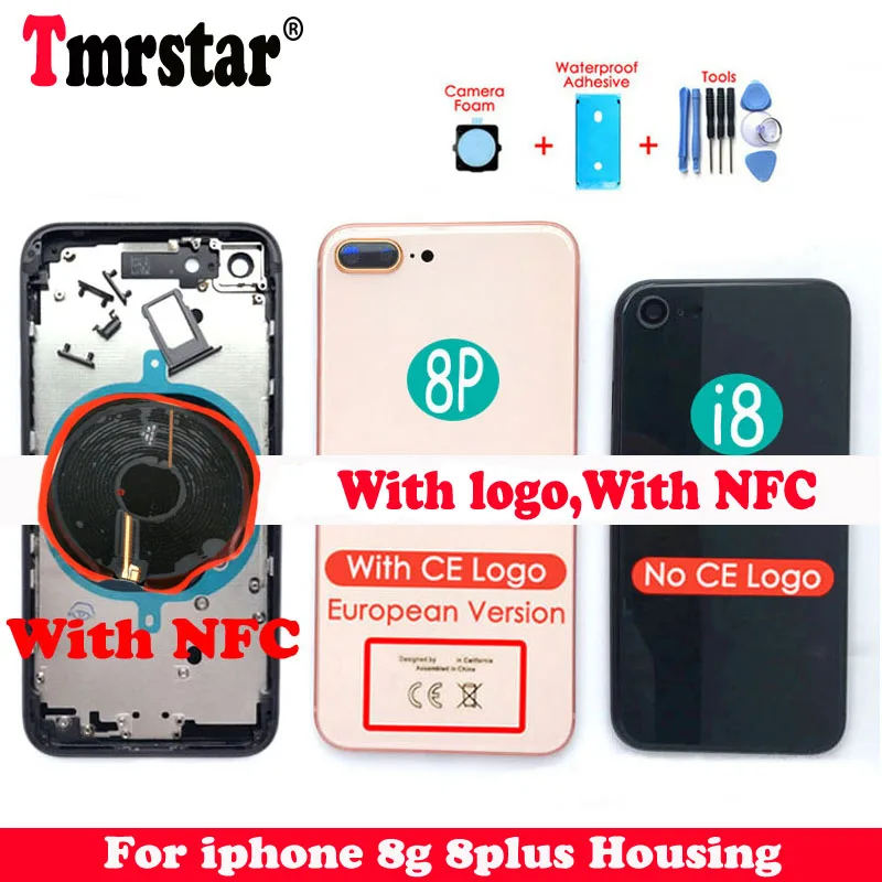 For iphone 8 8G or 8 Plus X Back Middle Frame Chassis Full Housing Assembly Battery Cover Body CE LOGO with ce logo
For iphone 8 8G or 8 Plus X Back Middle Frame Chassis Full Housing Assembly Battery Cover Body CE LOGO with ce logo